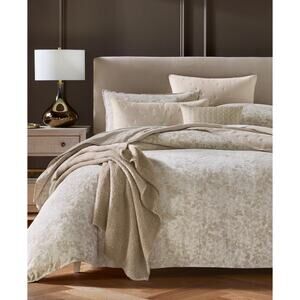 Hotel Collection Foglia Natural 20" x 36" 2 Pc. King Sham Set